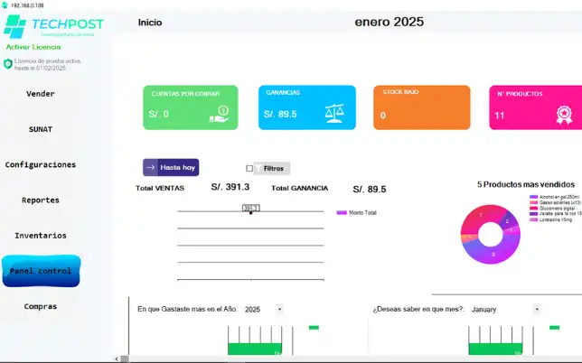 Sistema POS para Farmacias con facturación Electrónica para+windows