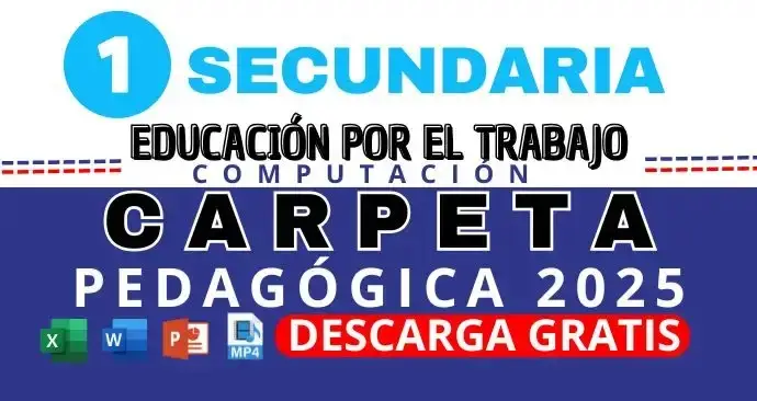 descargar carpeta pedagogica de primero de secundaria